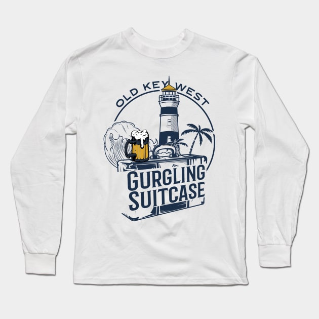 Gurgling Suitcase Old Key West Orlando Resort Long Sleeve T-Shirt by Joaddo